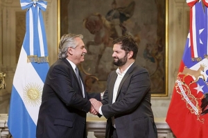 Boric visita Argentina