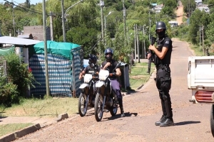 Operativo policial en Cerro Norte