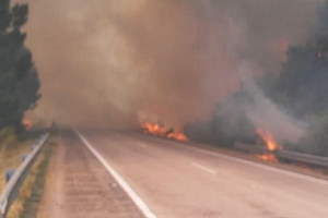 Violentos incendios en el Mediterráneo