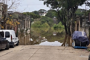 En Salto el río sigue bajando