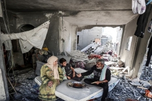En Gaza, la gente ya pasa hambre