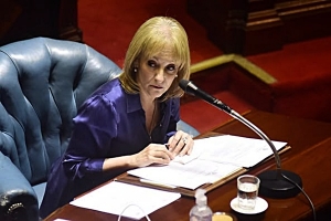 Cosse en la presidencia del Senado