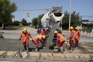 Obra vial en Camino Repetto