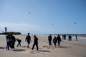 Jornadas educativas de limpieza en la playa