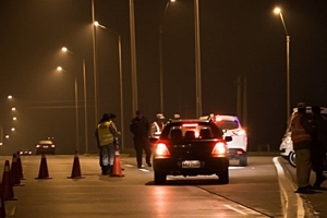 Persecución policial culminó en siniestro de tránsito