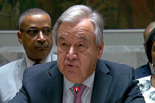 Guterres: Es hora de dar un paso atrás