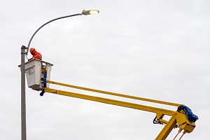 Nueva iluminación en la rambla
