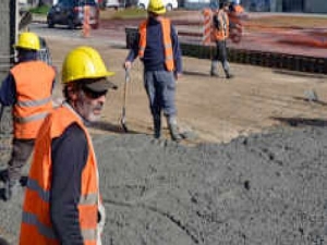 Último tramo de la obra en Pocitos