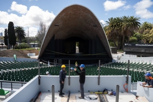 Inauguración de obras en el Teatro de Verano