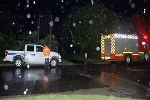 Paysandú: Intensa lluvia provocó inconvenientes
