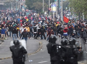 Ecuador: militares condenan protestas indígenas