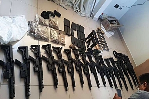 Armas largas y animales exóticos en la casa de Marset