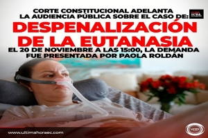 Ecuador: justicia estudiará legalizar eutanasia