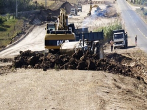 Obras en la ruta n.º 9