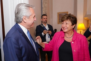 Alberto Fernández se reunió con FMI