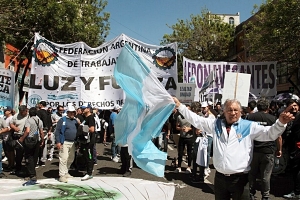 Manifestaciones en Buenos Aires por precios y especulación