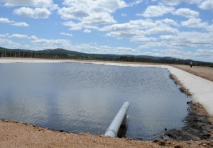 Comenzó el trasvase de agua hacia el Santa Lucía