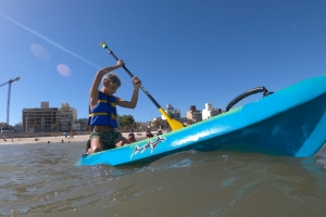 Al agua y en verano