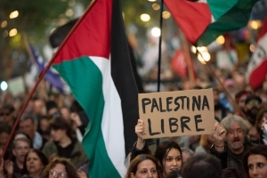 Marcha en apoyo a Palestina