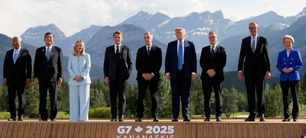 Líderes G7 urgen retroceder en la guerra comercial