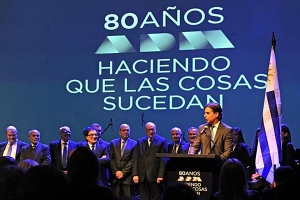 Lacalle Pou participó en aniversario de ADM