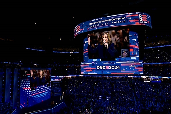 Kamala Harris acepta la nominación demócrata