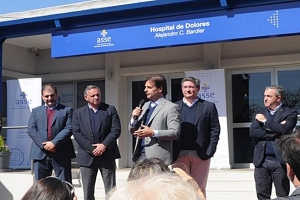 Lacalle Pou inauguró sala de maternidad en Dolores