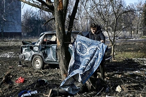 Misiles en el centro de Ucrania
