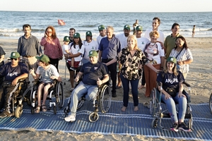 Accesibilidad en playa del Cerro