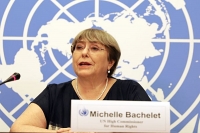 Bachelet: El cambio climático desafío a los DDHH