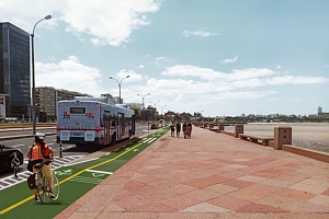 Obras en la rambla Sur y el teatro de Verano