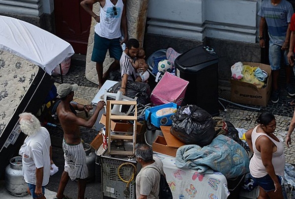Brasil con afectados por desalojos forzosos