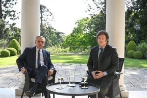 Fernández y Milei se reunieron en Olivos